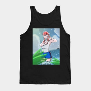 The girl at the sea Tank Top